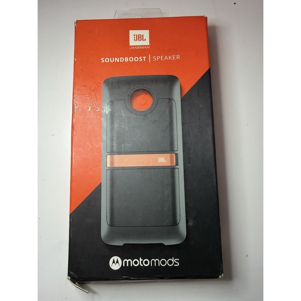 JBL SoundBoost Moto Mods Speaker for Moto Z – Not Tested – With Box